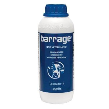 Imagem de Barrage Carrapaticida Mosquicida Sarnicida 1Litro - Zoetis