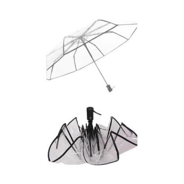 Imagem de Guarda-chuva Transparente Automático Estilo Coreano Para Mulheres, Ide