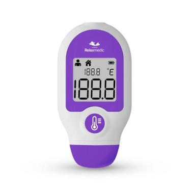 Imagem de Termômetro Digital Infravermelho Go Fast Relaxmedic, U, Roxo