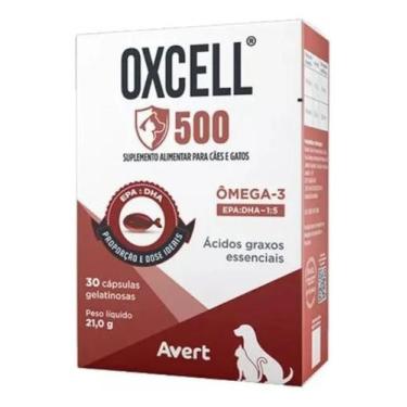 Imagem de Oxcell 500 Avert 30 Cápsulas Ômega-3 Suplemento Para Cães E - Congratu