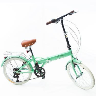 Imagem de Bicicleta Dobrável Fenix Green LIGHT - Kit Marcha Shimano - 6 Velocidades-Unissex