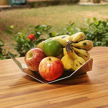Imagem de Fruteira Triangulo 22x22 Cm em 100% Inox - Modelo EX3