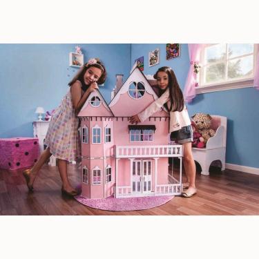 Imagem de Casa De Bonecas Escala Barbie Modelo Emily Princesa - Darama