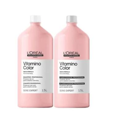 Imagem de Kit L'oréal Professionnel Vitamino Color Resveratrol Shampoo 1500ml+ C