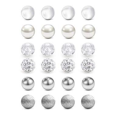 Imagem de QWALIT Anéis de substituição para mamilo com botão de barriga 14 g 5 mm rosqueado externamente esferas de plástico de aço cirúrgico flecha para peças de piercing de lingueta de barra industrial 5 mm