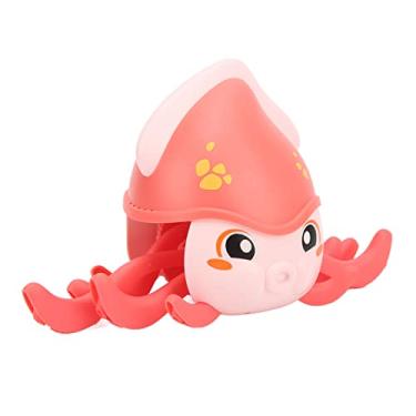 Imagem de Brinquedos de polvo, brinquedos mecânicos de polvo Controle de som interação sensível no Rosa