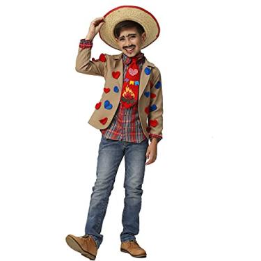 Imagem de Paletó Noivo Caipira Festa Junina 2 á 10 Anos (M 3-5)