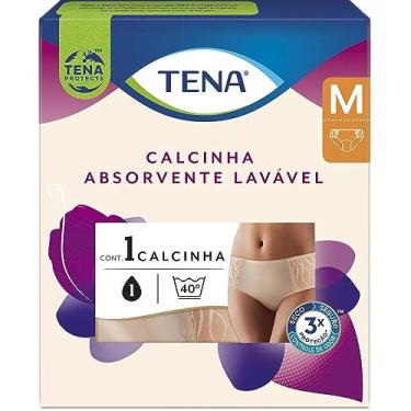 Imagem de Tena Calcinha Lavável, Calcinha Absorvente para Incontinência Urinária, Nude - M