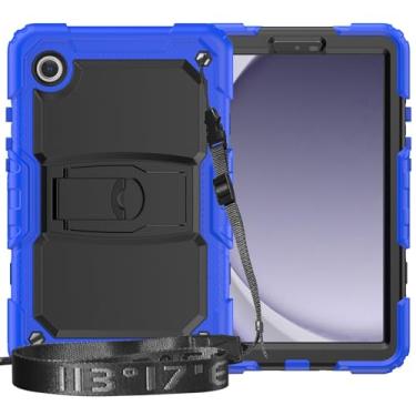 Imagem de Estojo para tablet, capa para tablet Case Compatible with Samsung Galaxy Tab A9 Case 8.7inch SM-X110/X115/X117,with Built-in Screen Protector 3-Layer Protective Case, Hybrid Shockproof Rugged Drop Pro