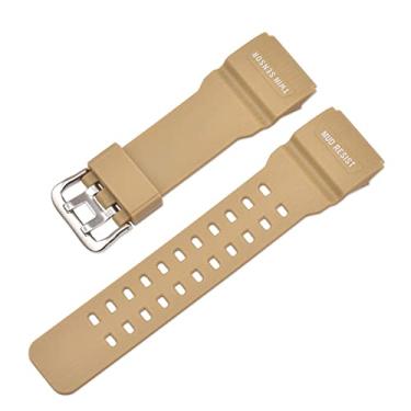 Imagem de Para casio Gg-1000 Gwg-100 Gsg-100 silicone pulseira de relógio resina pulseira de borracha de pulso masculino esporte à prova dwaterproof água acessórios