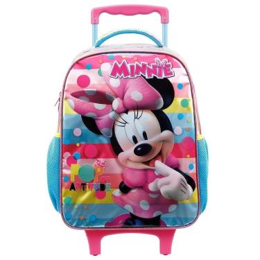 Imagem de Mochila de Rodinhas Xeryus 16 Minnie S Rosa