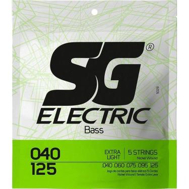 Imagem de Encordoamento Para Contrabaixo 5 Cordas .040 Extra Leve Sg