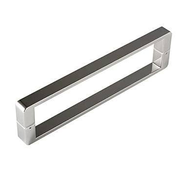 Imagem de Maçaneta de porta de vidro de chuveiro, aço inoxidável resistente, maçanetas de porta de empurrar furo a furo/440 mm (400 mm)