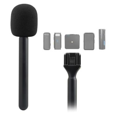 Imagem de Suporte de Suporte de Microfone Sem Fio, Adaptador de Montagem de Alça de Microfone para Hollyland Lark M1 C1 150 Synco Movo, para Transmissor Osmo Pocket 3 Mic2