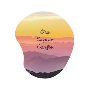 Imagem de Mouse pad Ore, espere, confia. com apoio - JDM