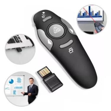Imagem de Apresentador Caneta Slide Apontador Laser Controle Sem Fio - Home Good