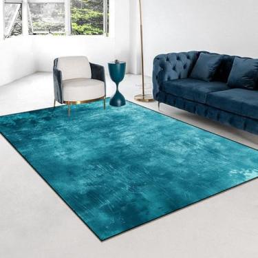 Imagem de Tapetes modernos de cor sólida para sala de estar, mesa de centro minimalista, tapetes abstratos para quarto, tapetes de sala de estar de área grande, CX016, flanela, 4,180 x 280 cm, 71 x 110 pol