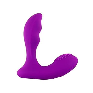 Imagem de Massageador de Próstata Vibratória Brinquedo Sexual Unissex Com 2 Motores Potentes 10 Velocidades de Estimulação Ponto G Zatla (Roxo)