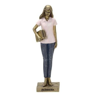 Imagem de Estatueta Decorativa Professora Em Resina - Espressione