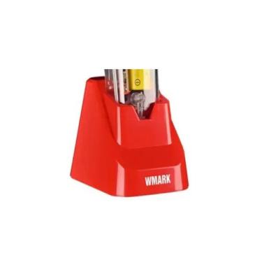 Imagem de Base Carregadora Bivolt Para Maquina Sem Fio Wmark CS02 Vermelho