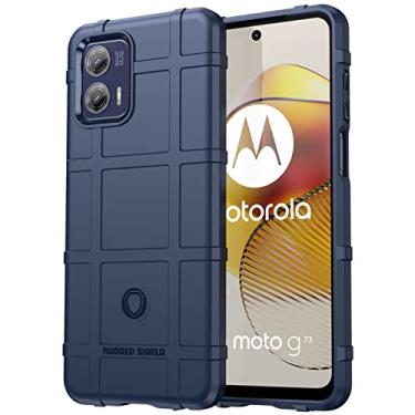 Imagem de Monwutong Capa de telefone de ajuste fino para Motorola Moto G73, capa protetora robusta com grau militar à prova de choque, testada contra quedas e capa de proteção de lente de câmera para Moto G73,