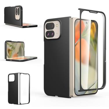 Imagem de Foluu Capa de ajuste fino para Google Pixel 9 Pro Fold 2024, com protetor de tela frontal integrado, policarbonato fosco ultrafino com aderência antiderrapante para Google Pixel 9 Pro Fold 2024