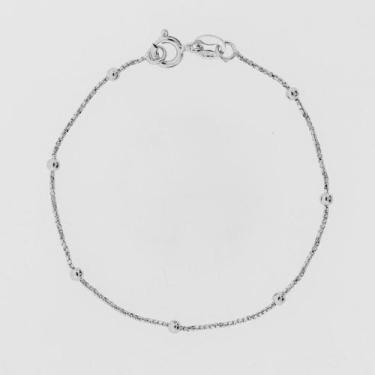 Imagem de Pulseira de Prata Infantil Bolinha 2.0mm 14cm - Convex