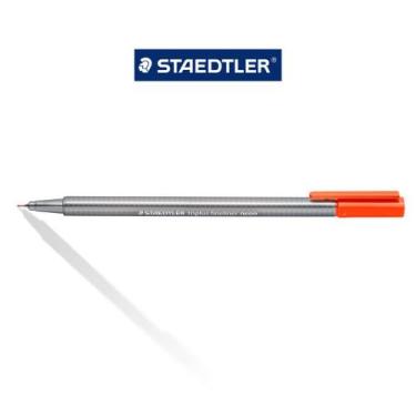 Imagem de Caneta Fineliner Triplus STAEDTLER 0.3mm Ponta Fina, Laranja Neon-401