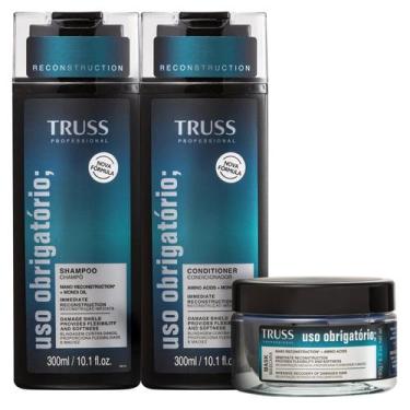 Imagem de Kit TRUSS Uso Obrigatório Reconstruction Shampoo 300ml + Condicionador