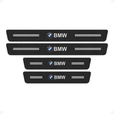 Imagem de Soleira Da Porta Compatível Linha Bmw Fibra De Carbono - SPORTINOX