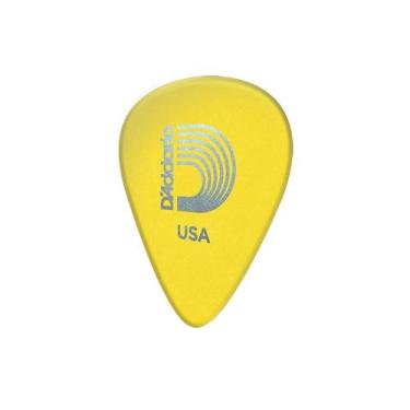 Imagem de Kit 6 Palheta DAddario Duralin Amarela 0.70mm Leve / Média 1DYL3