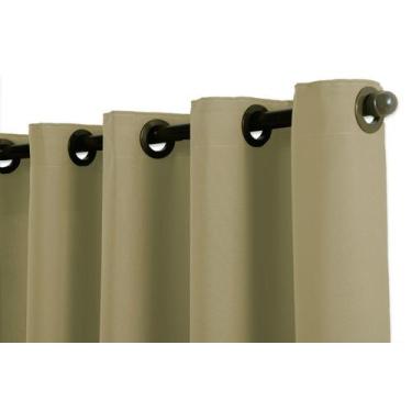Imagem de Cortina Oxford Para Sala 3,00x1,80m Kit Completo Com Varão - Armazém d