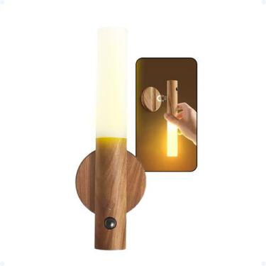 Imagem de Arandela Cabeceira Led Recarregável Usb Adesiva Magnética - Hxt