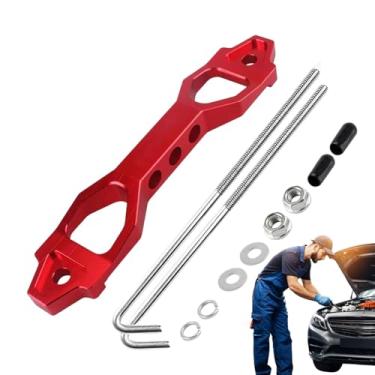 Imagem de Bateria de amarração da bateria, bateria pressiona para a bandeja | Acessórios para carros de alumínio bandejas de bateria do suporte - Substituição automotiva leve duradoura Durabilidade e desempenho