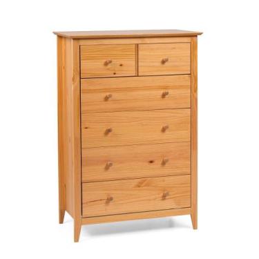 Imagem de Cômoda 6 Gavetas em Madeira Maciça Nest Artemobili, amêndoa