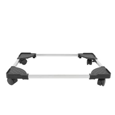 Imagem de Suporte de torre de computador, suporte de CPU móvel com 4 rodas giratórias de travamento, suporte de CPU sob a mesa, suporte de chão para PC, suporte de PC para jogadores