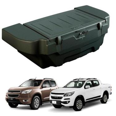 Imagem de Caixa para caçamba Bepo 280 litros com kit de fixação Nova S10 cabine 