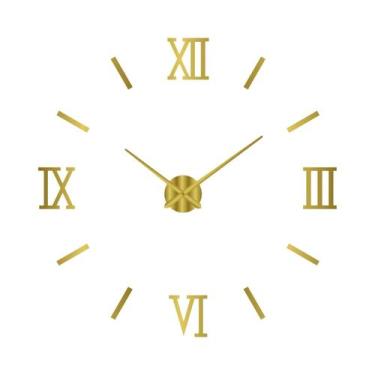 Imagem de Relógio de Parede Moderno 3D DIY - Quartzo, Acrílico e Espelho - Decor