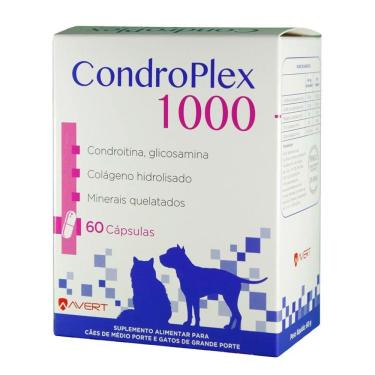Imagem de Condroplex 1000 para Cães e Gatos 60 Cápsulas