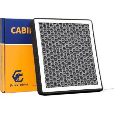 Imagem de Screw Rhino Filtro de ar HEPA CF12160 compatível com Hyundai Tucson 2016-2021, Kona 2018-2022, Kona N 2022-2023, Veloster, Venue 2020-2024/Kia Sportage 2017-2022, Soul 2020-2020-2020 4, Seltos 2