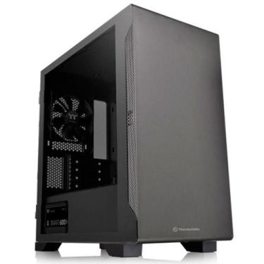 Imagem de Gabinete Gamer Thermaltake, Micro Atx, Lateral Vidro, Preto