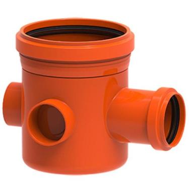 Imagem de Corpo para Caixa Sifonada Esgoto Redux 100x100x50mm Laranja - 10000285