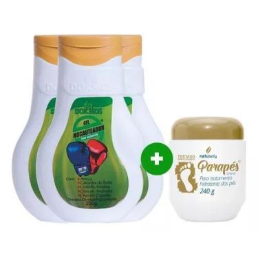 Imagem de 3 Gel de arnica NOCAUTEADOR para dor no corpo + Creme para rachaduras 