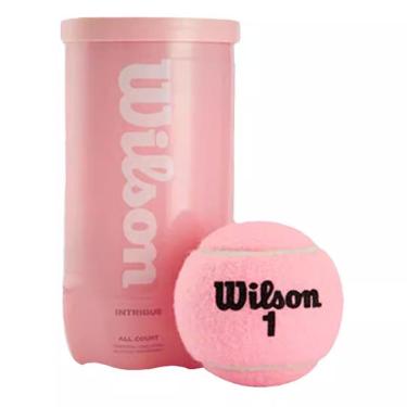Imagem de Bola de Tênis Wilson Intringue Rosa com 2 Bolas