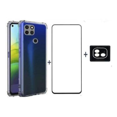 Imagem de Capa Capinha + Pelicula 3d + Pel Lente Para Moto G9 Power - Universo