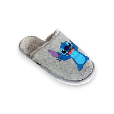Imagem de Pantufa Peluciada Feminina Confortável Disney Stitch - Maria Emilha, c