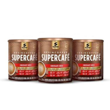 Imagem de Kit 03 Desincoffees Supercafé Chocolate Suíço - Super Nutrition