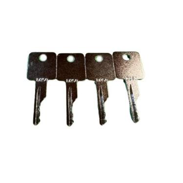 Imagem de farway Pacote com 4 chaves 49# D250 GTH-5519 para capa IH Bobcat Vermeer JLG Grove Volvo Terex Timberjack Ingersol-Rand