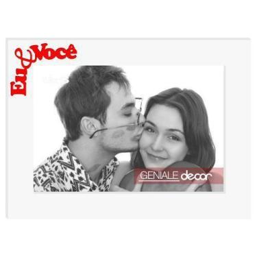 Imagem de Porta Retrato Horizontal Branco 20X25 Eu & Você Gen 13 - Geniali
