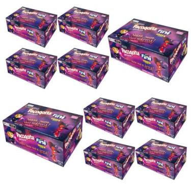 Imagem de 10 Caixas Paçoquita Halloween Fini Tubes Azedinhos 120g - Santa Helena